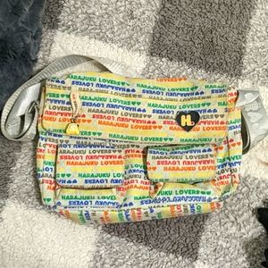 Rainbow crossbody harajuku lovers bag
